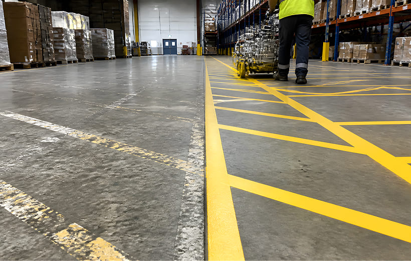 Line Marking Removal & Repainting: What’s Required for Warehouse Make Good